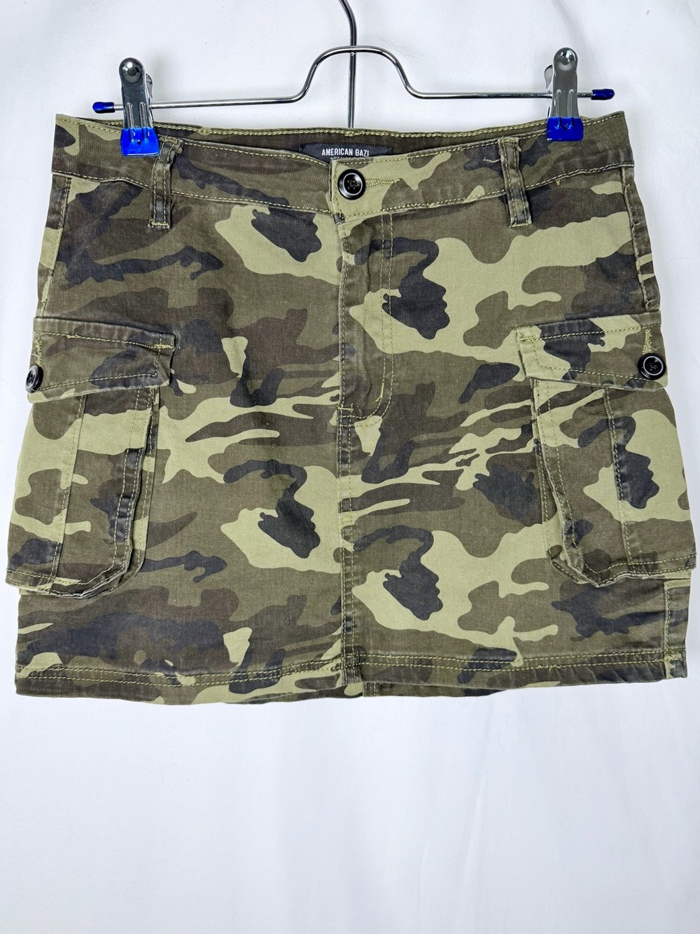 Camo Cargo Mini Skirt